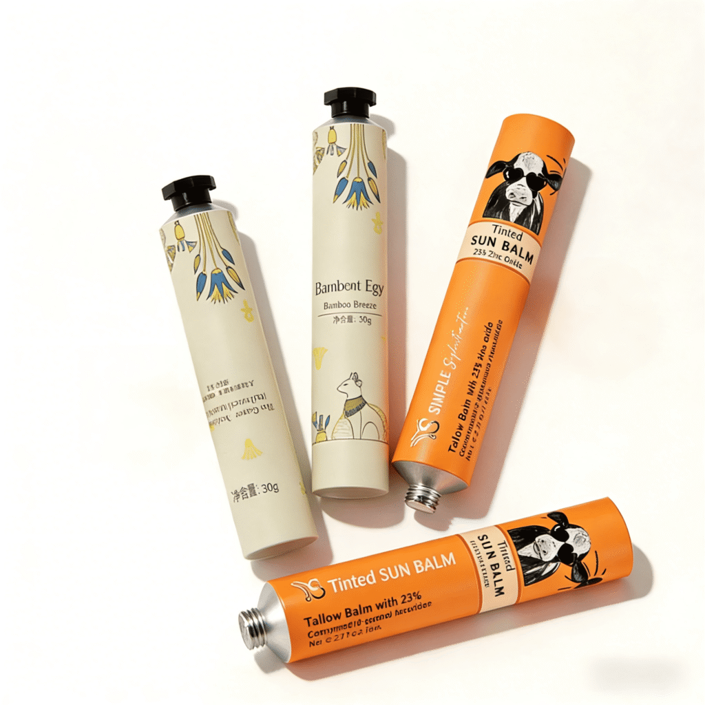 Aluminum Collapsible Tubes for cosmetics