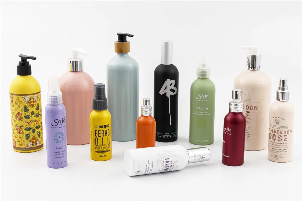 Luxury Aluminum Cosmetic Packaging Collection