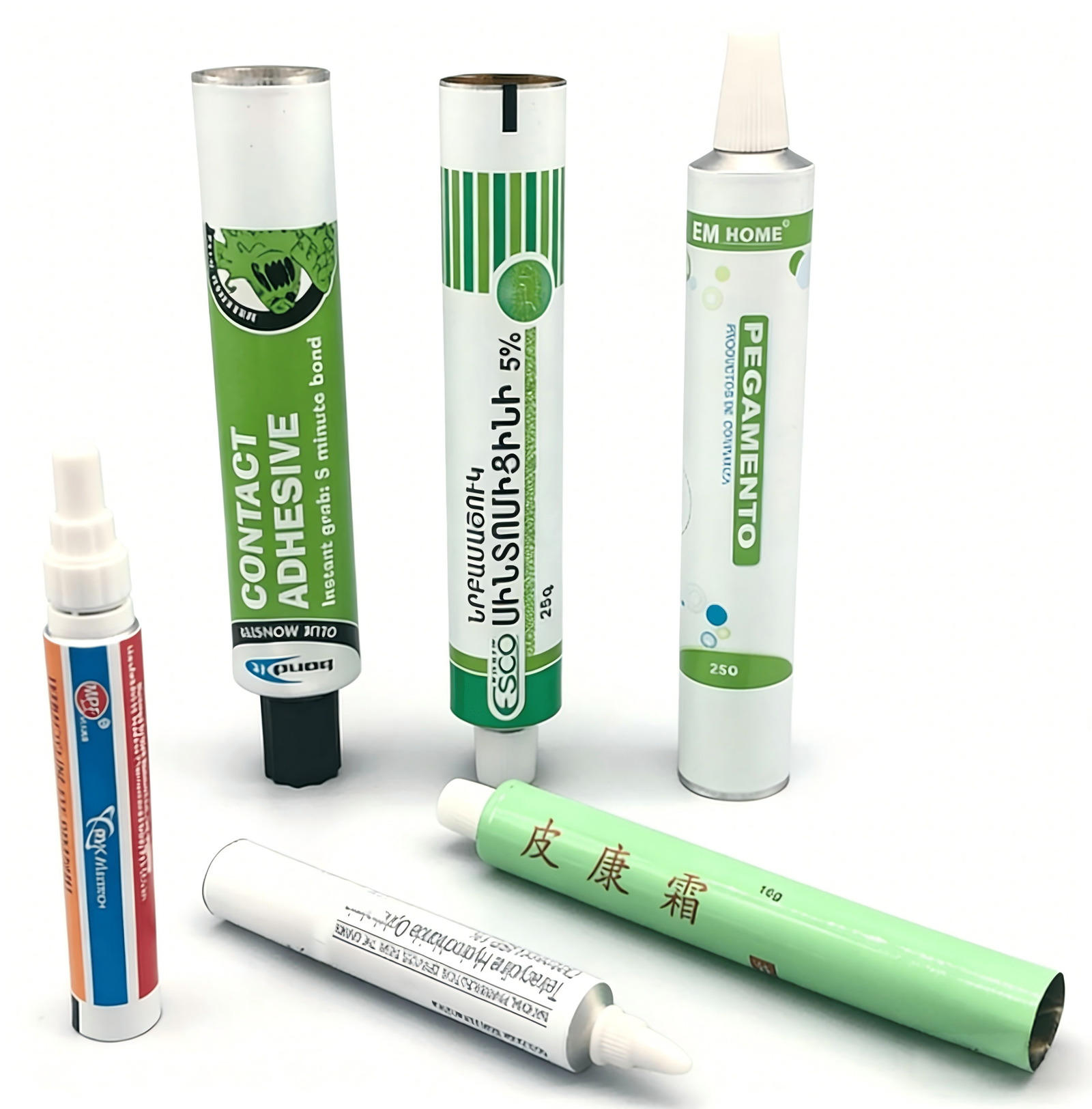 Aluminum Collapsible Tubes for Medical Ointments