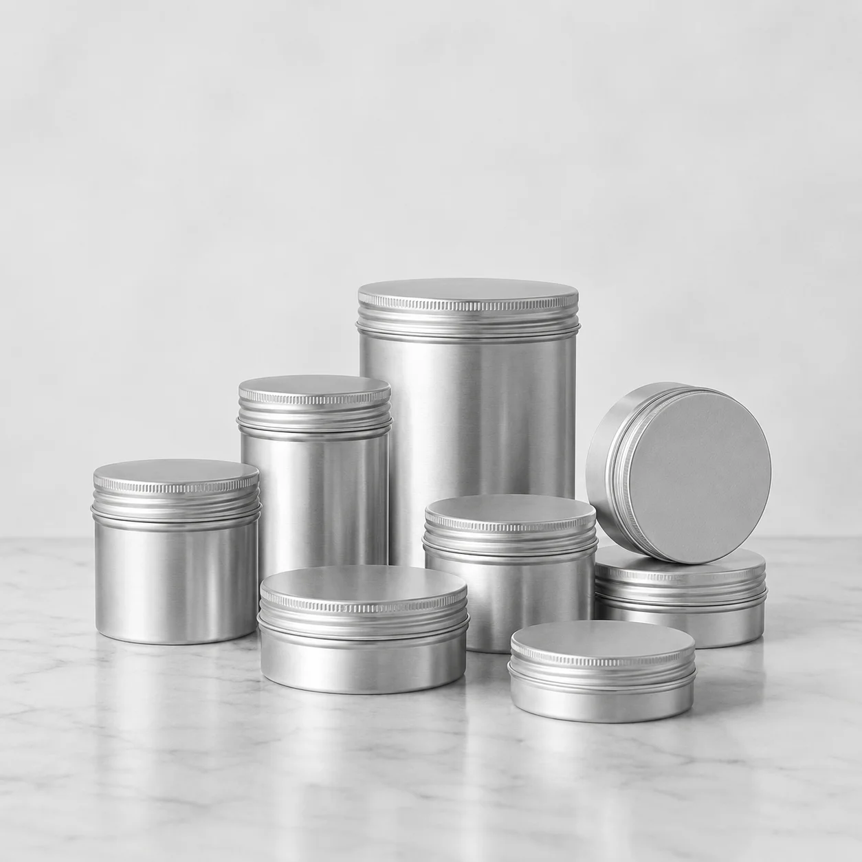 Aluminum Jars & Tins