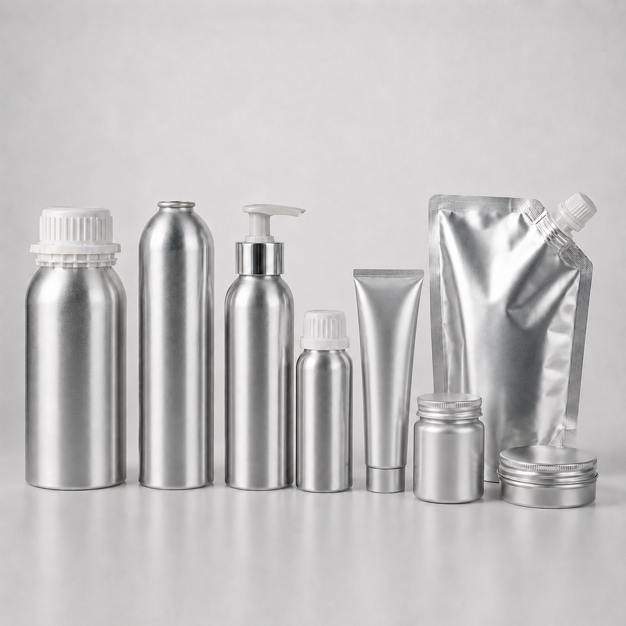 Aluminum Packaging Texture