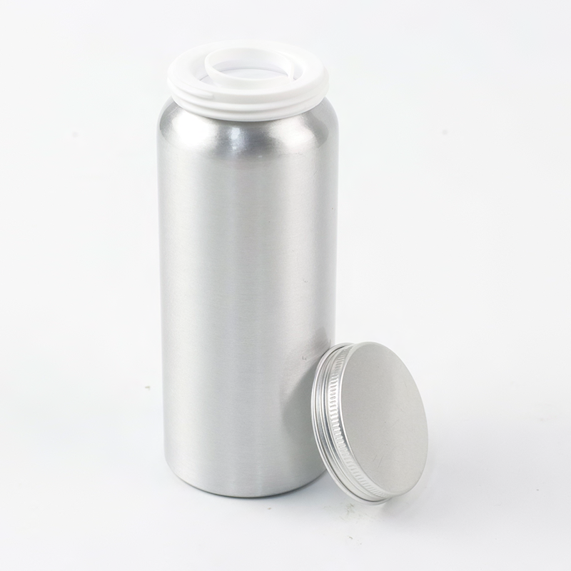 Aluminum Pill can with tamper-evident ring