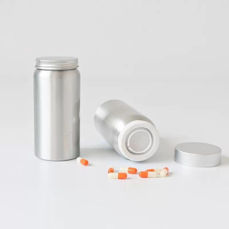 Aluminum Supplement Bottle 8
