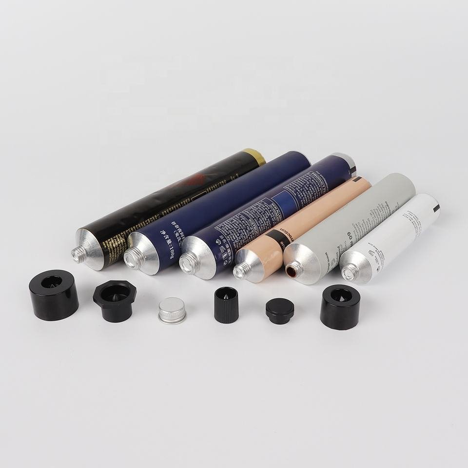 Different Caps of Collapsible Aluminum Tubes