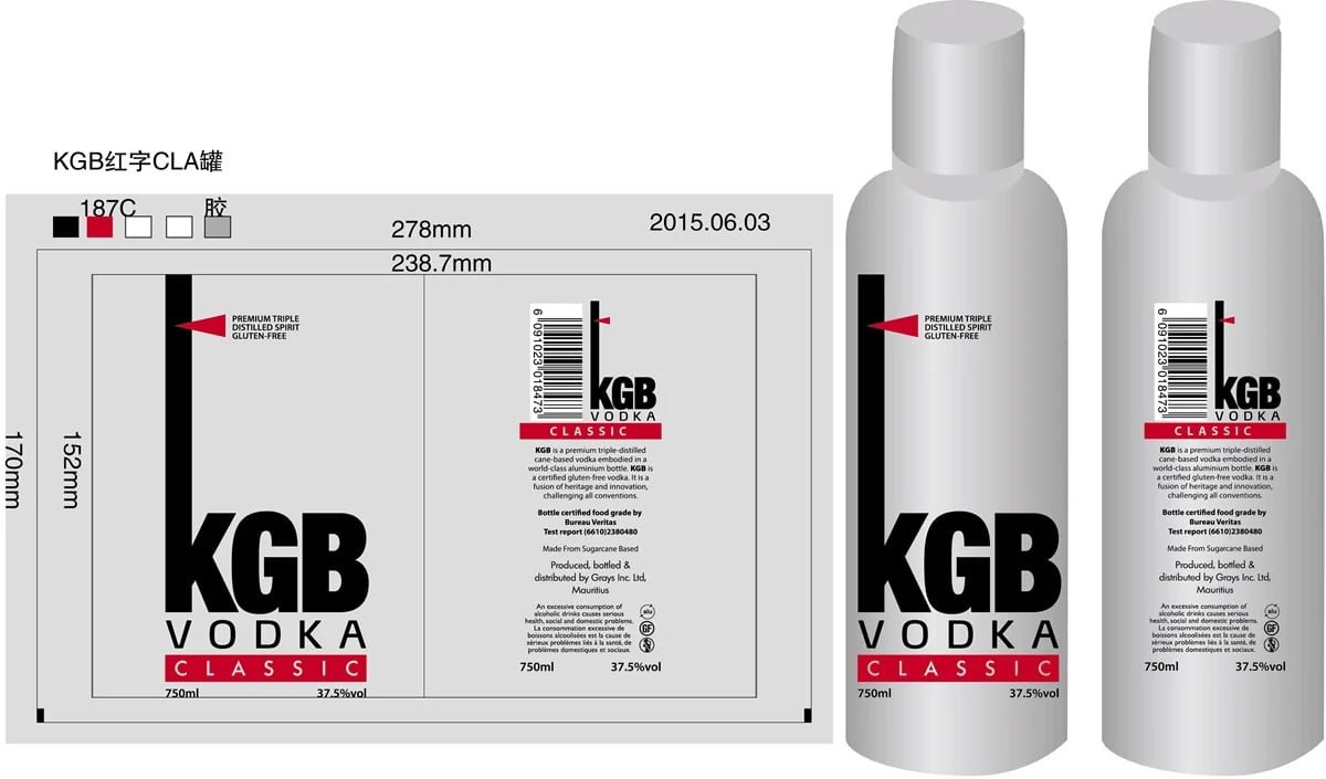Aluminum bottles with premium decoration