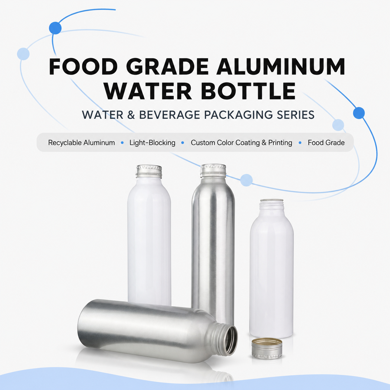 Food Grade Aluminum Water Bottle