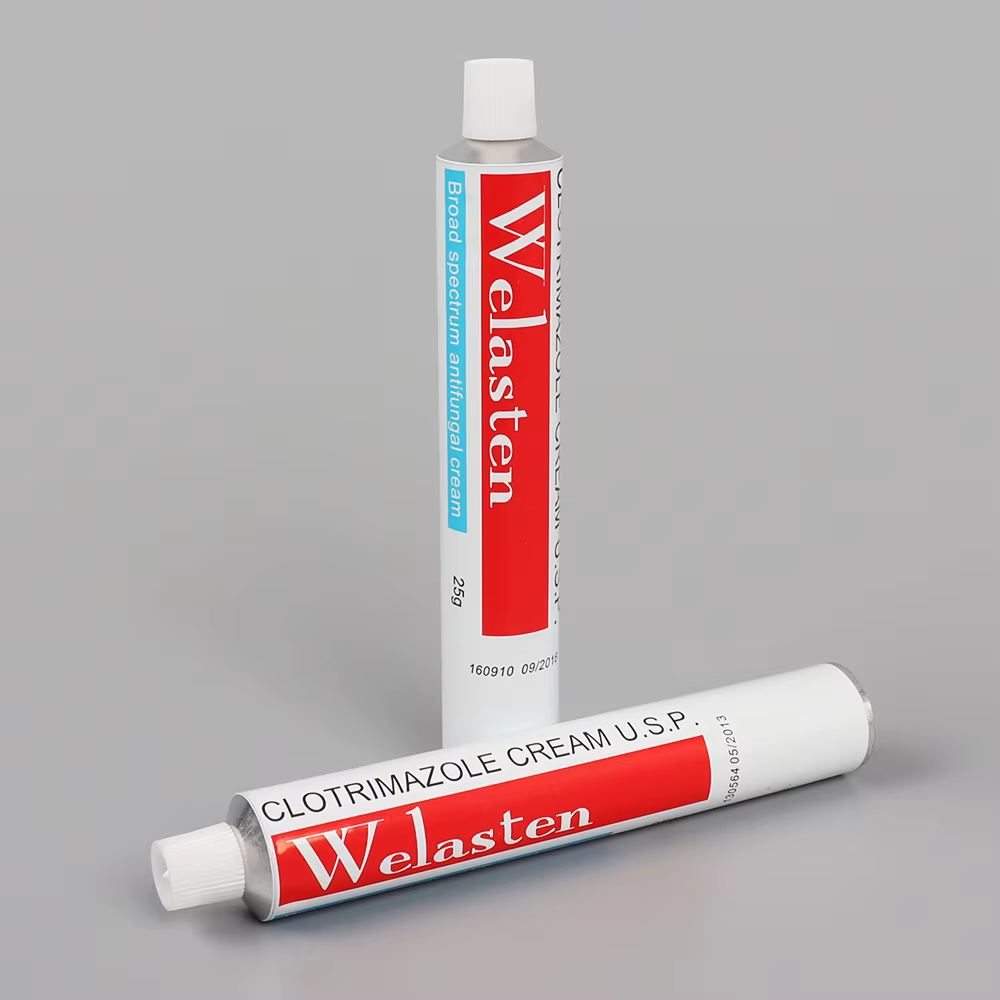 Aluminum ointment tubes