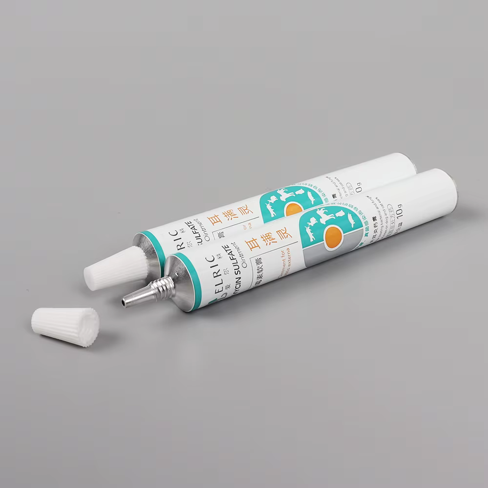 Medical Ointment Nozzle Collapsible Aluminum Tube 8