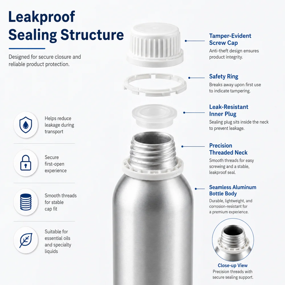 Aluminum Essential Oil bottle Advantage